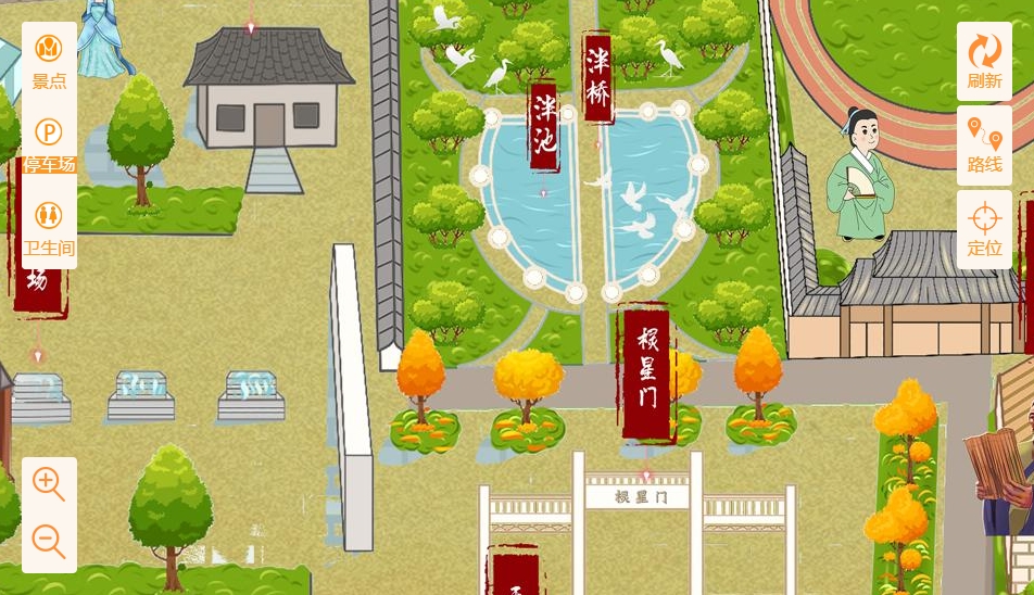 武城手绘地图景区语音讲解导览系统：智慧景区建设的基石